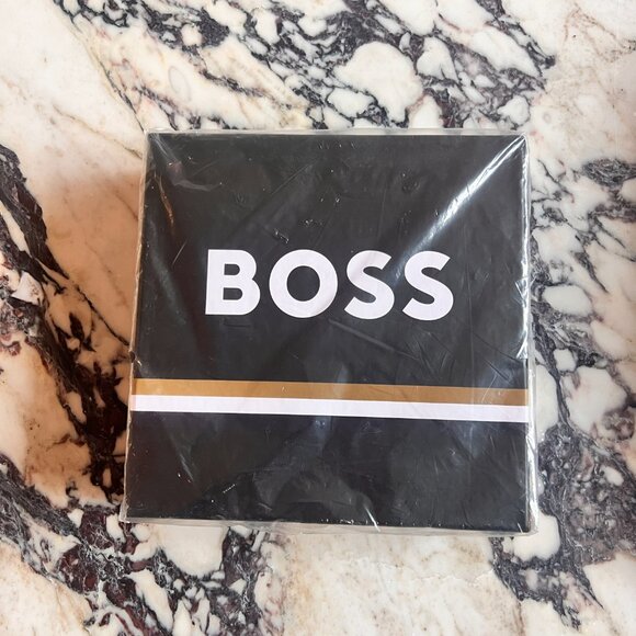 BOSS Men's Four Pack Logo Dress Sock Gift Set - Picture 1 of 4